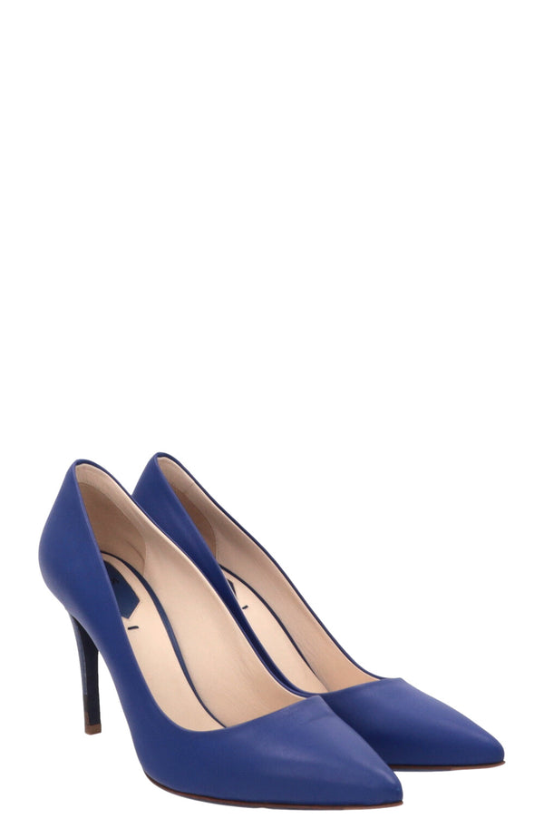 FENDI Heels Leather Blue