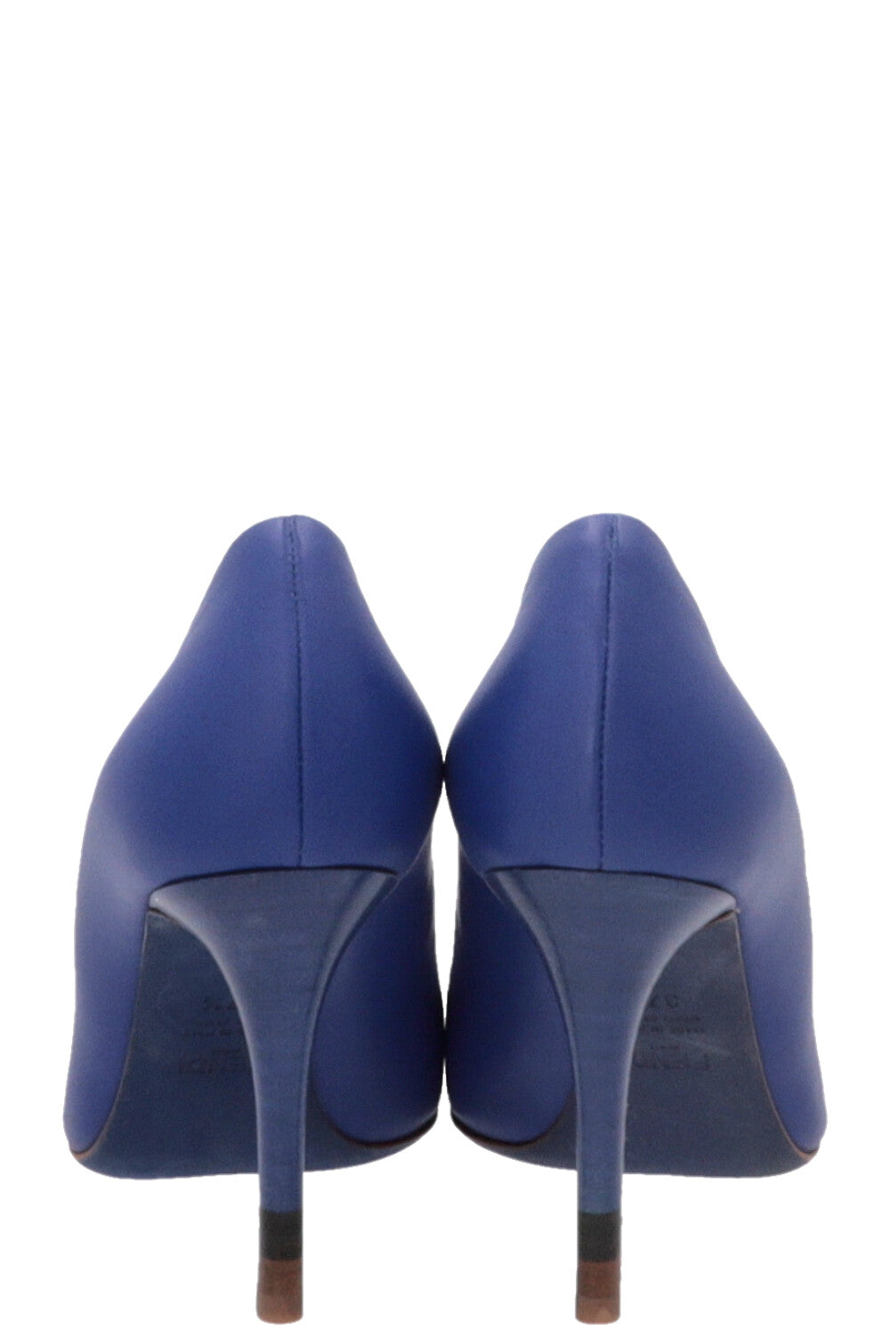 Escarpins FENDI en cuir bleu
