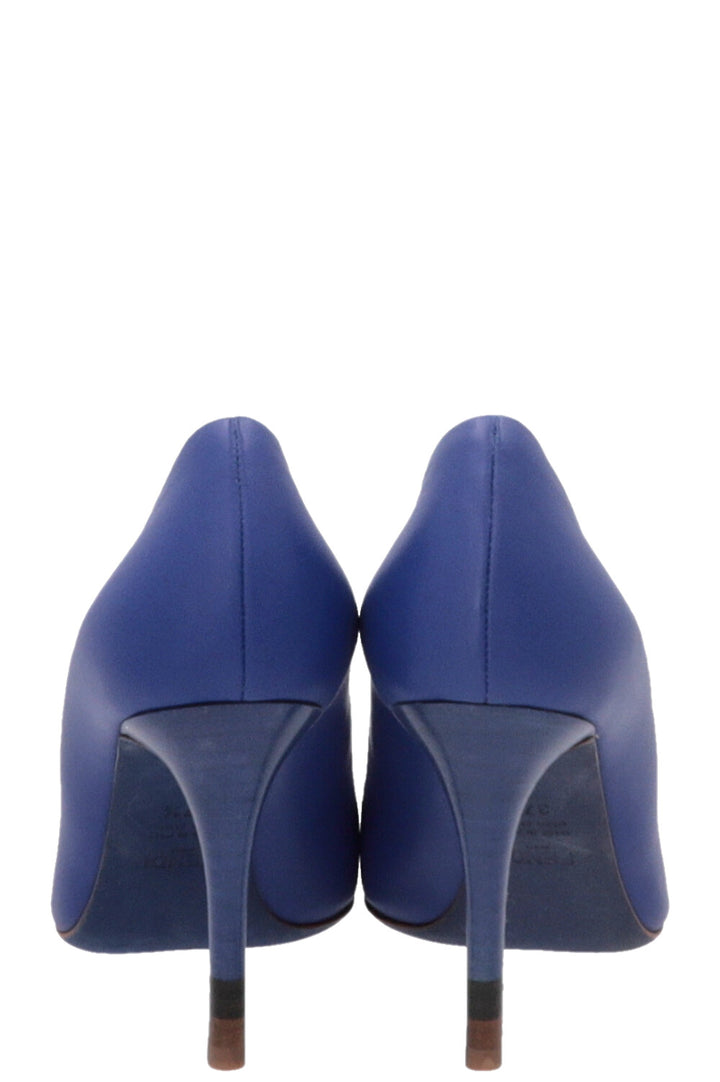 Escarpins FENDI en cuir bleu