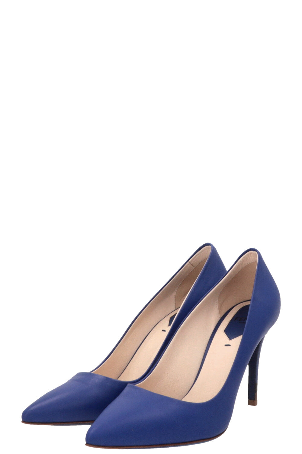 Escarpins FENDI en cuir bleu
