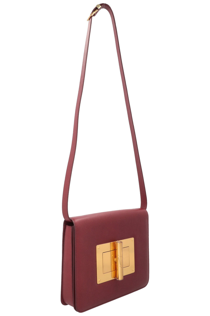 TOM FORD Natalia Crossbody Bag Burgundy