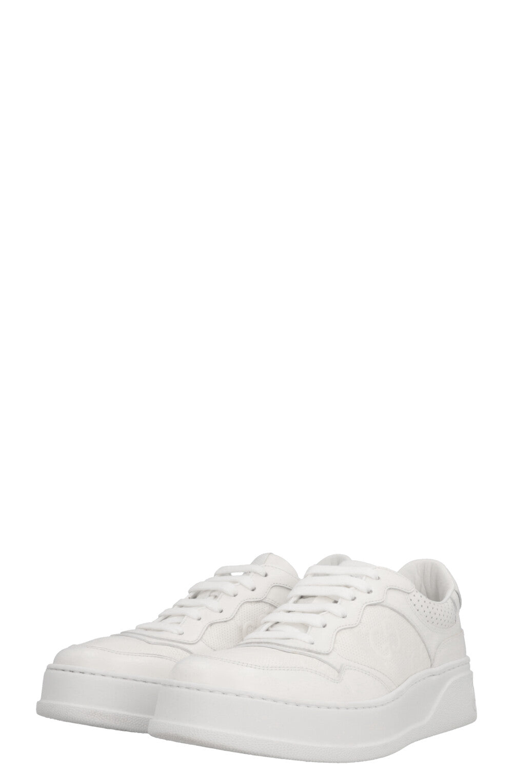 GUCCI GG Sneakers Leather White