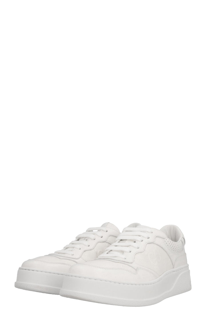GUCCI GG Sneakers Leather White