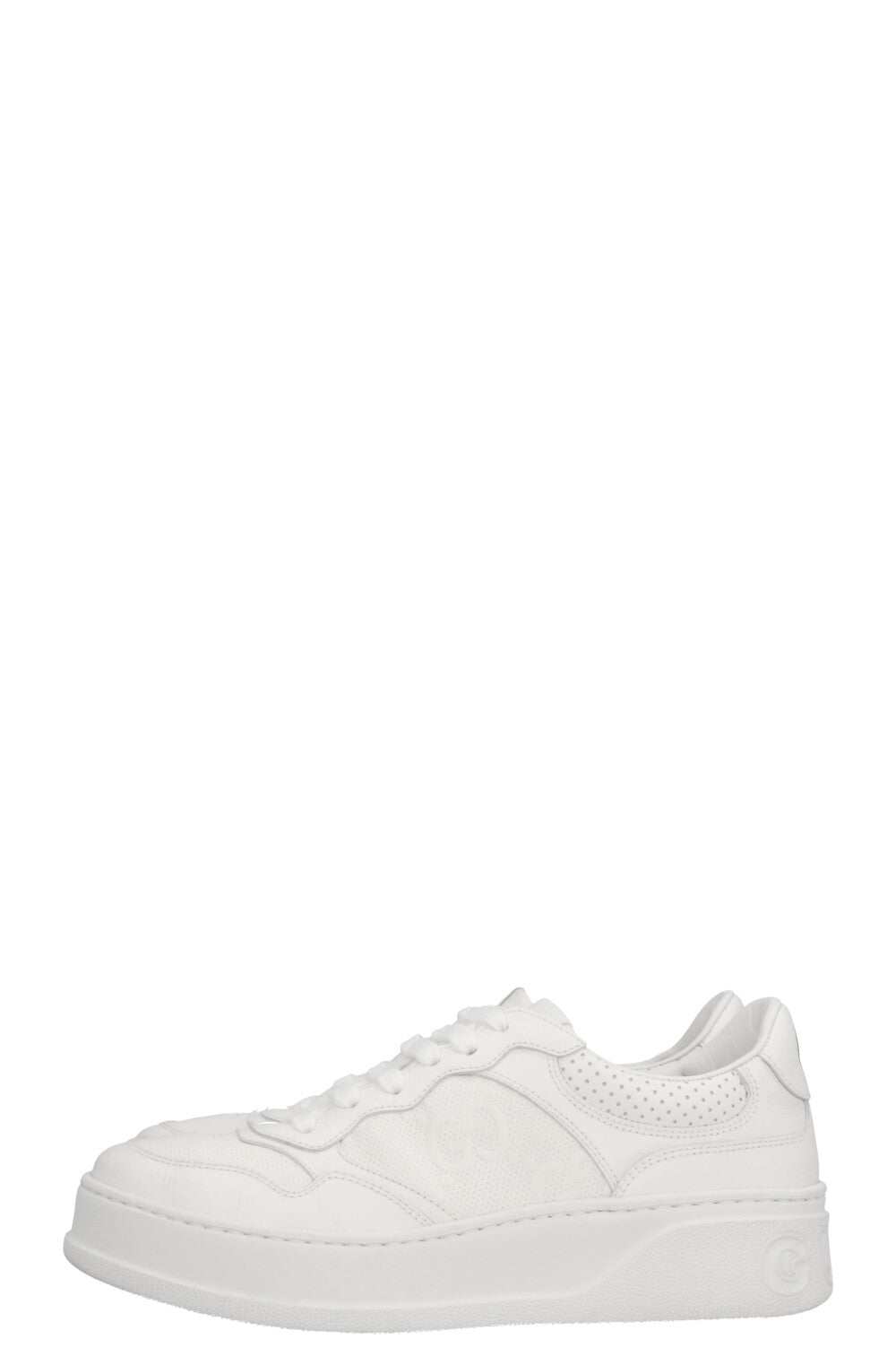 GUCCI GG Sneakers Leather White