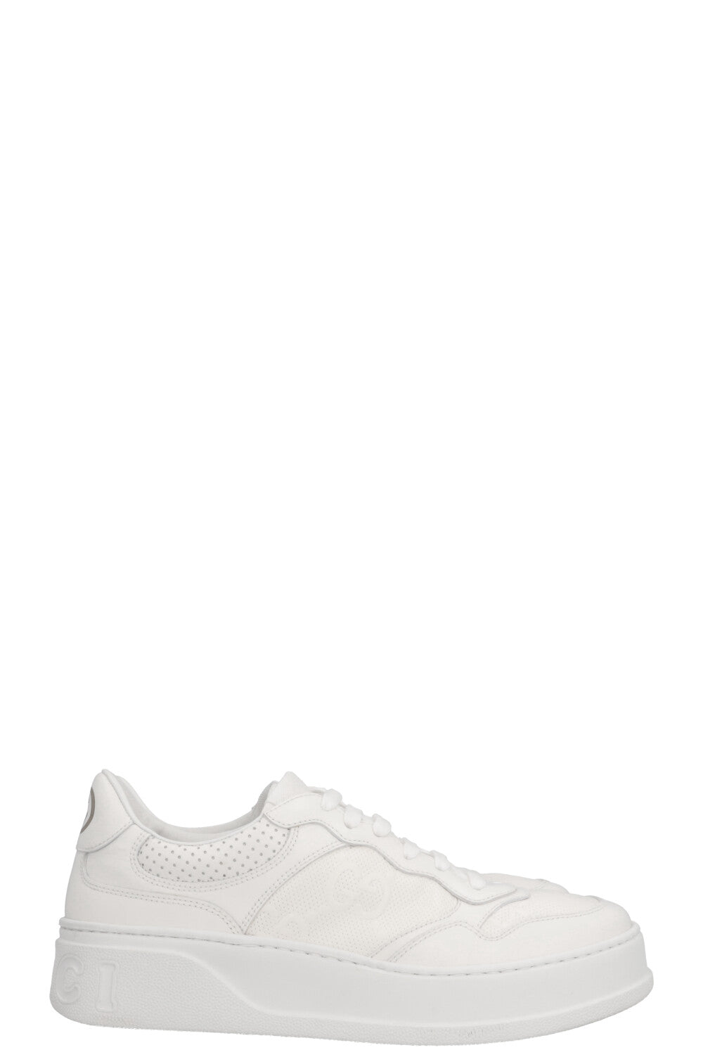 GUCCI GG Sneakers Leather White