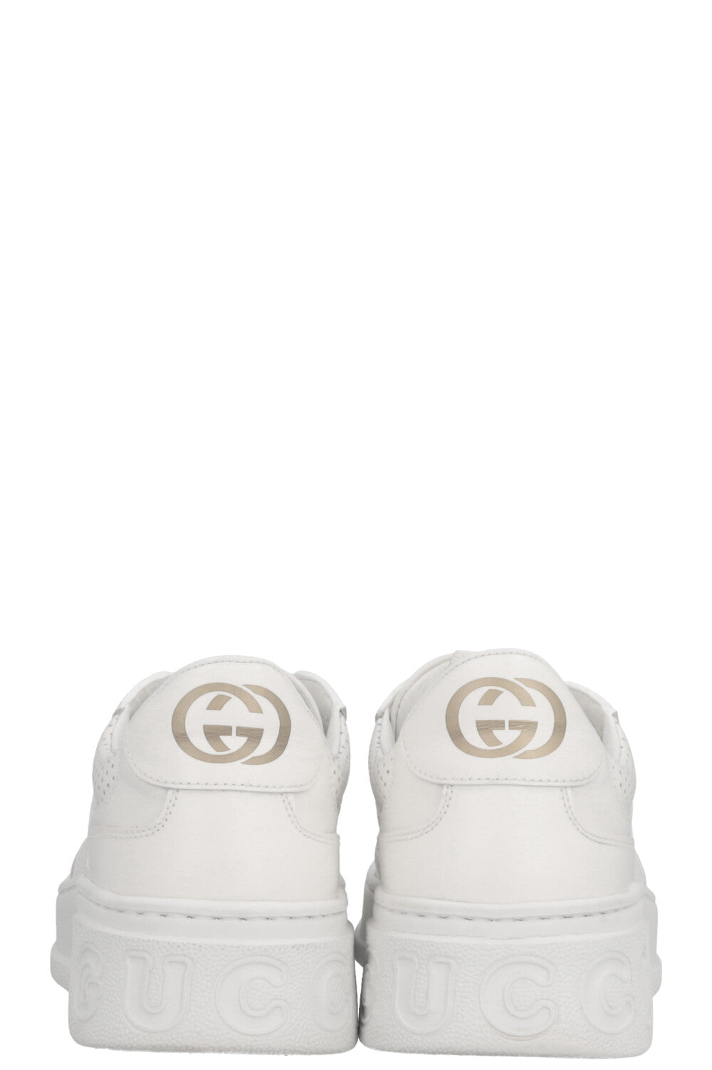 GUCCI GG Sneakers Leather White