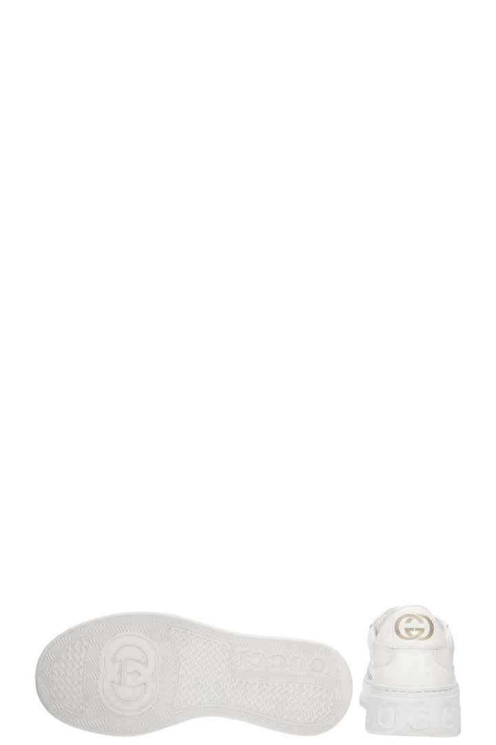 GUCCI GG Sneakers Leather White