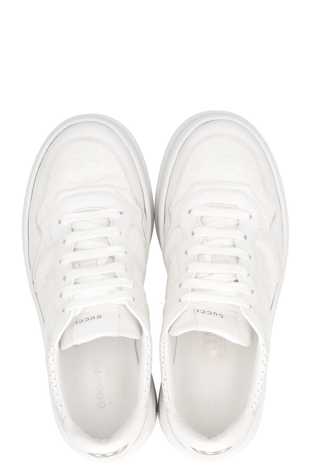 GUCCI GG Sneakers Leather White