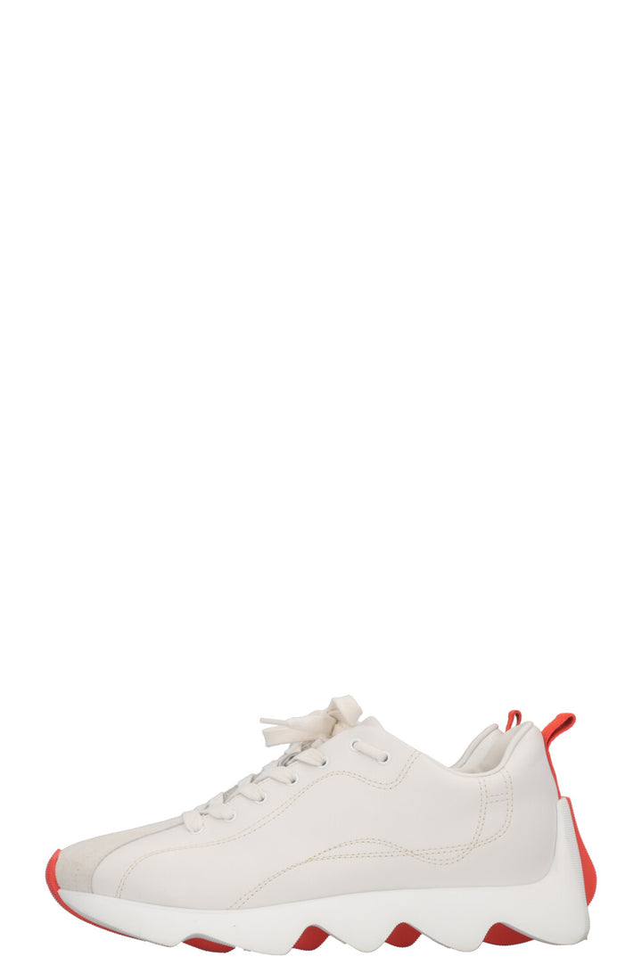 HERMÈS Baskets Envol Cuir Blanc
