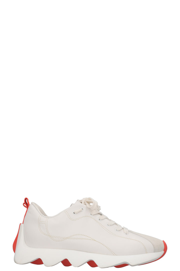 HERMÈS Baskets Envol Cuir Blanc