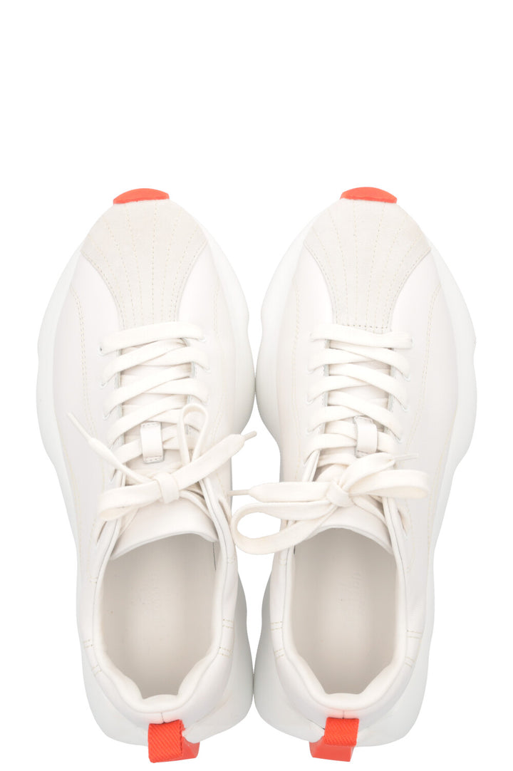 HERMÈS Baskets Envol Cuir Blanc