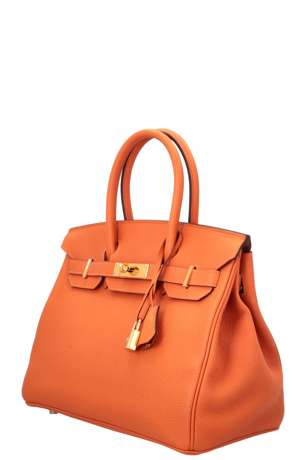 HERMÈS Birkin 30 Retourne Togo Orange
