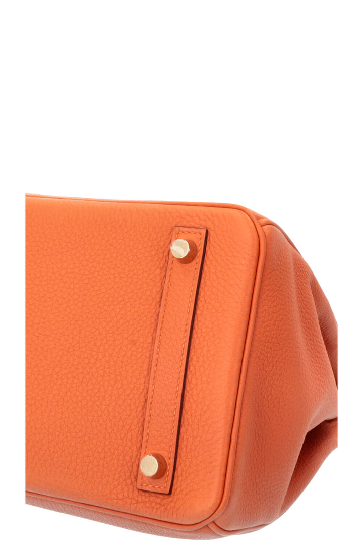 HERMÈS Birkin 30 Retourne Togo Orange