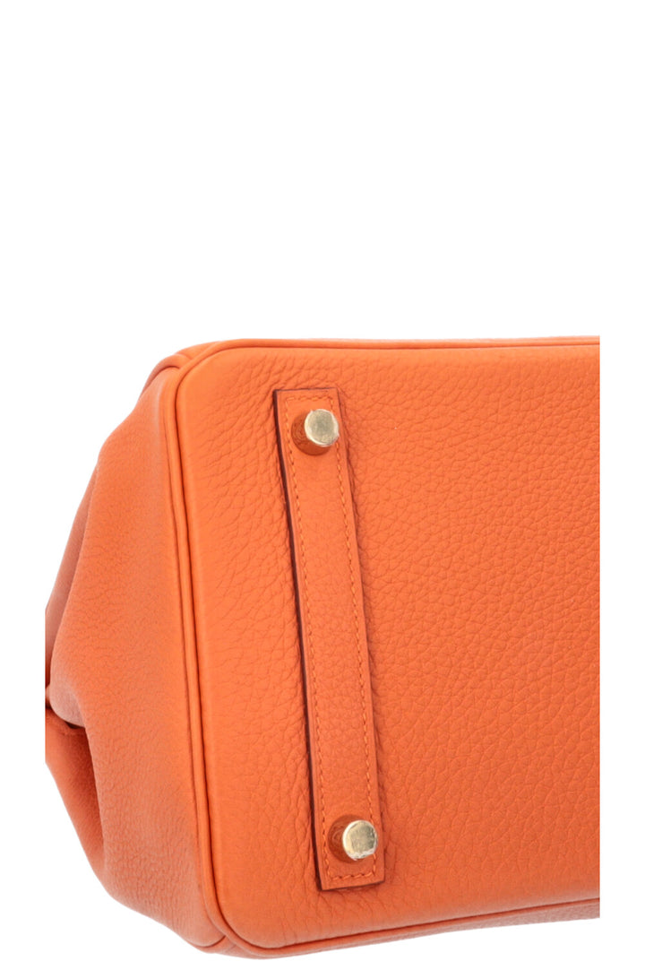 HERMÈS Birkin 30 Retourne Togo Orange