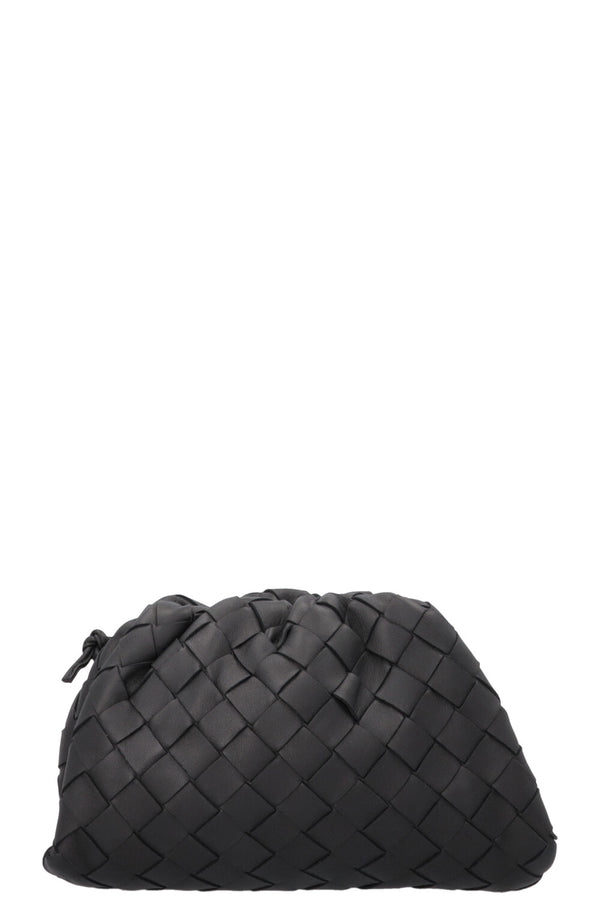 BOTTEGA VENETA Mini Pochette Bandoulière Intrecciato Noir