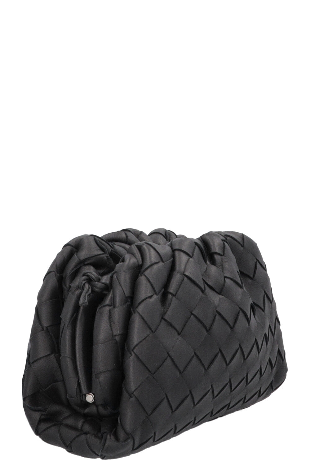 BOTTEGA VENETA Mini Pouch Crossbody Intrecciato Black