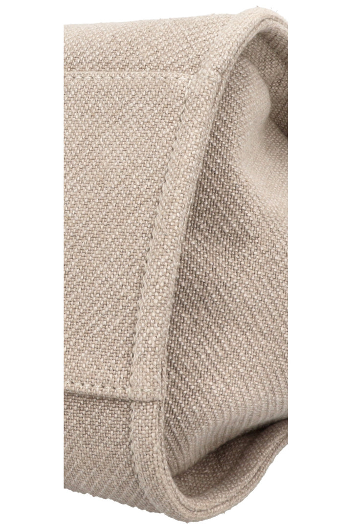 CHANEL Deauville Medium Canvas Beige