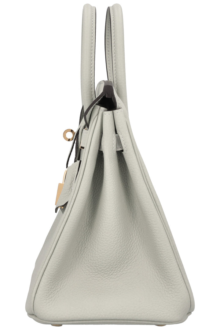 HERMÈS Birkin 25 Togo Retourne Gris Neve