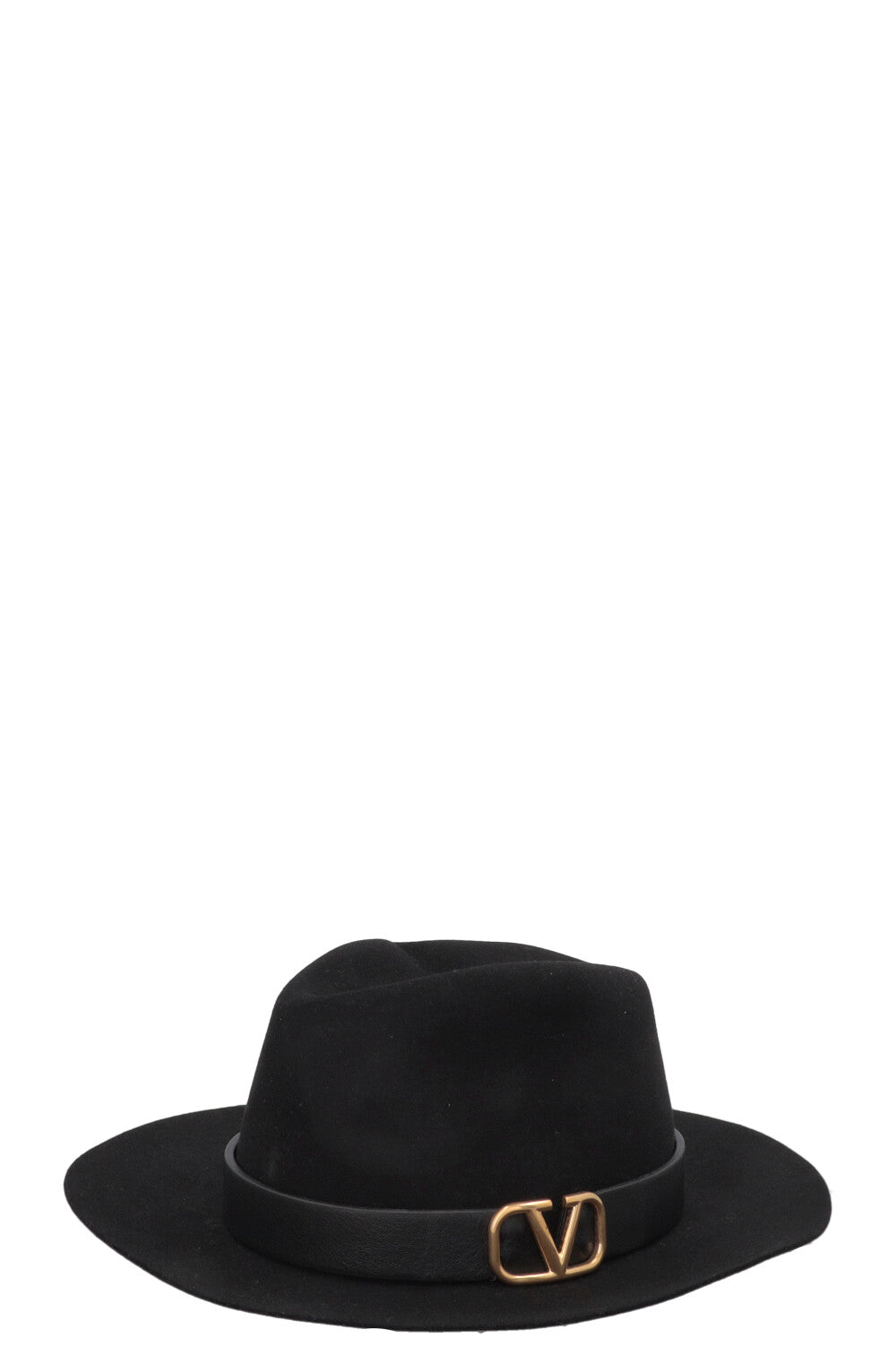 VALENTINO Chapeau VLogo Lapin Noir