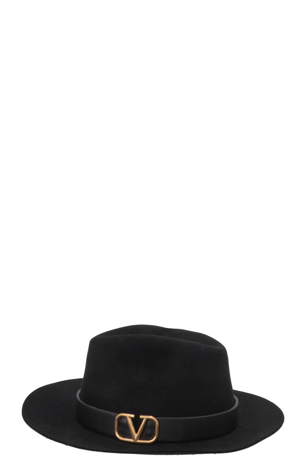 VALENTINO Chapeau VLogo Lapin Noir