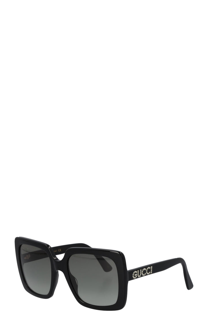 GUCCI GG0418S Sunglasses Black Crystals