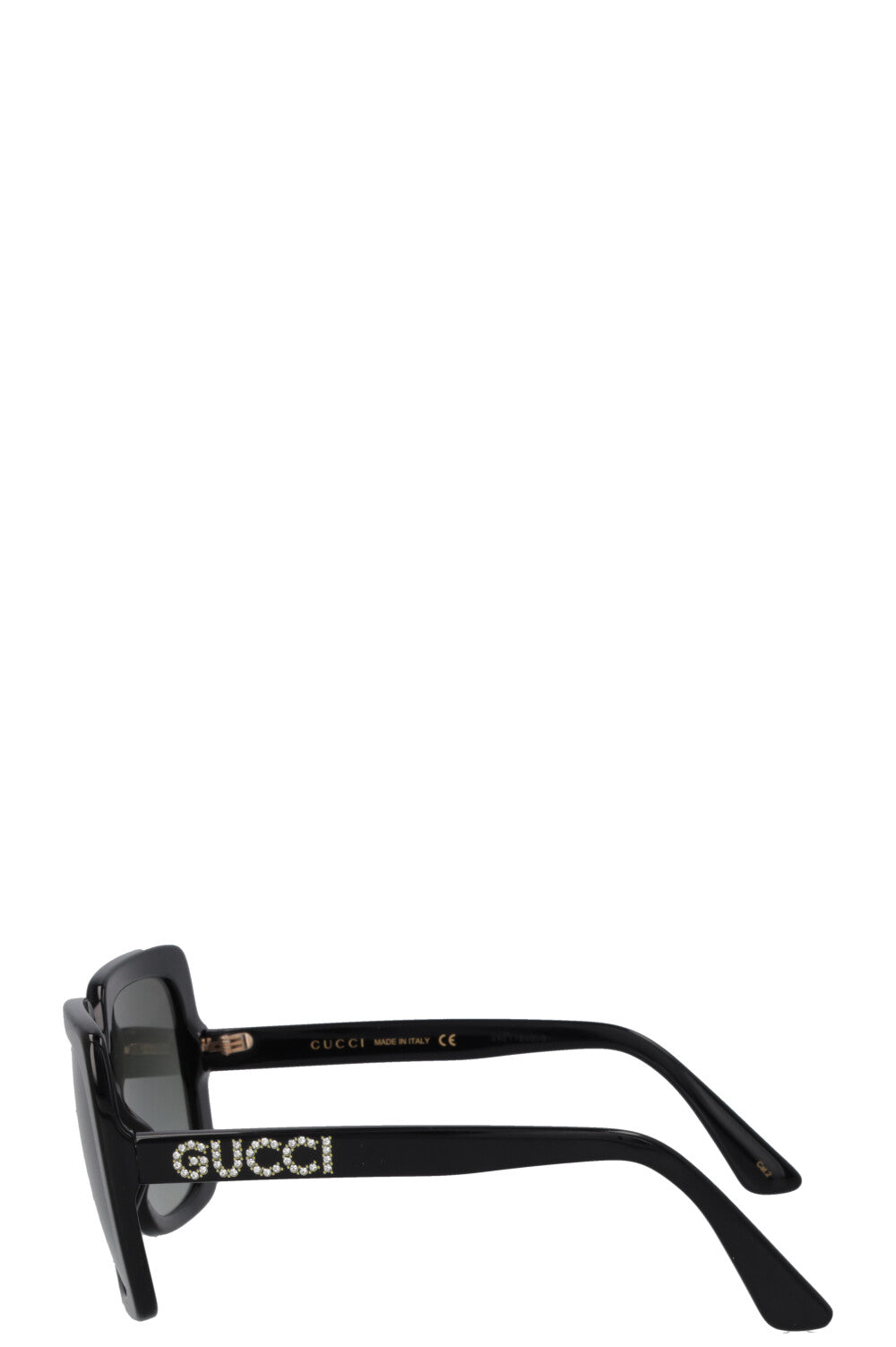GUCCI GG0418S Sunglasses Black Crystals