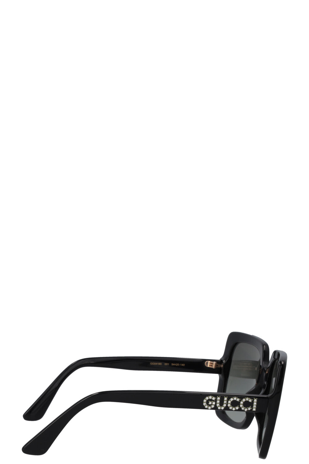 GUCCI GG0418S Sunglasses Black Crystals