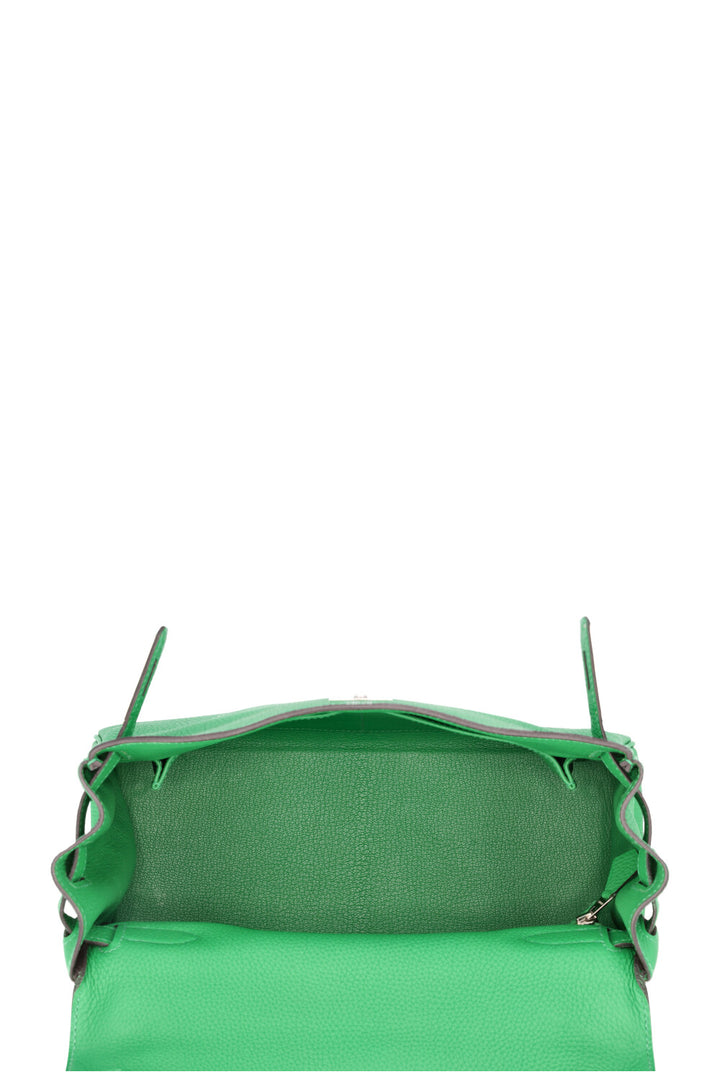 HERMÈS Kelly 28 Retourne Togo Vert Bambou
