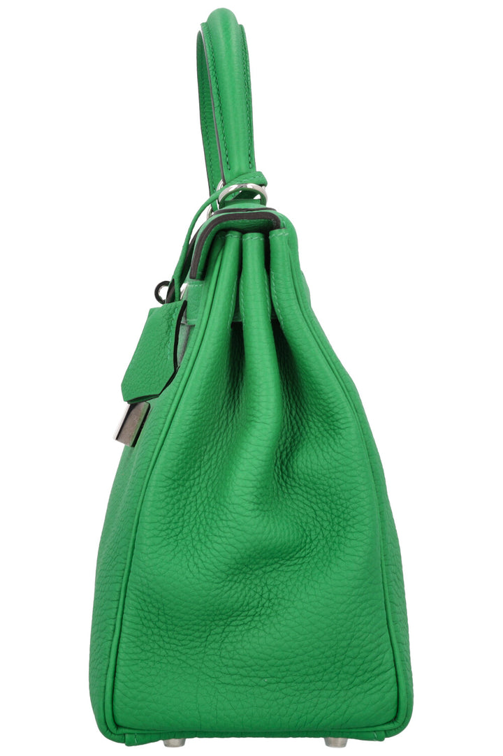 HERMÈS Kelly 28 Retourne Togo Vert Bambou