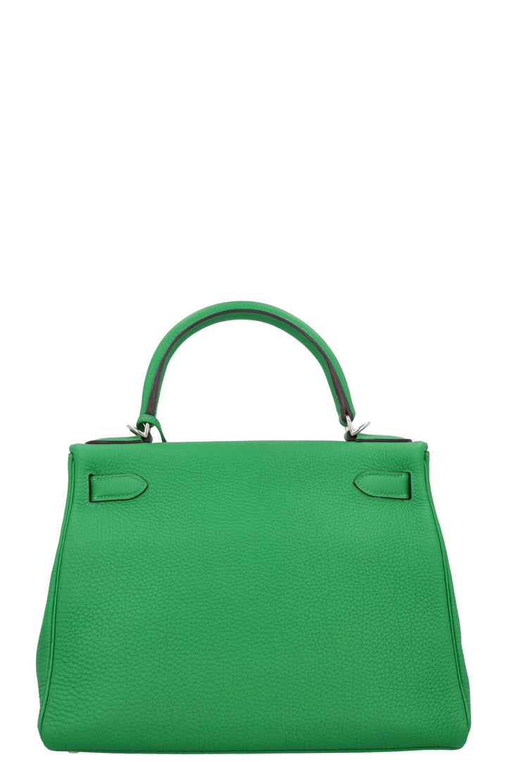 HERMÈS Kelly 28 Retourne Togo Vert Bambou