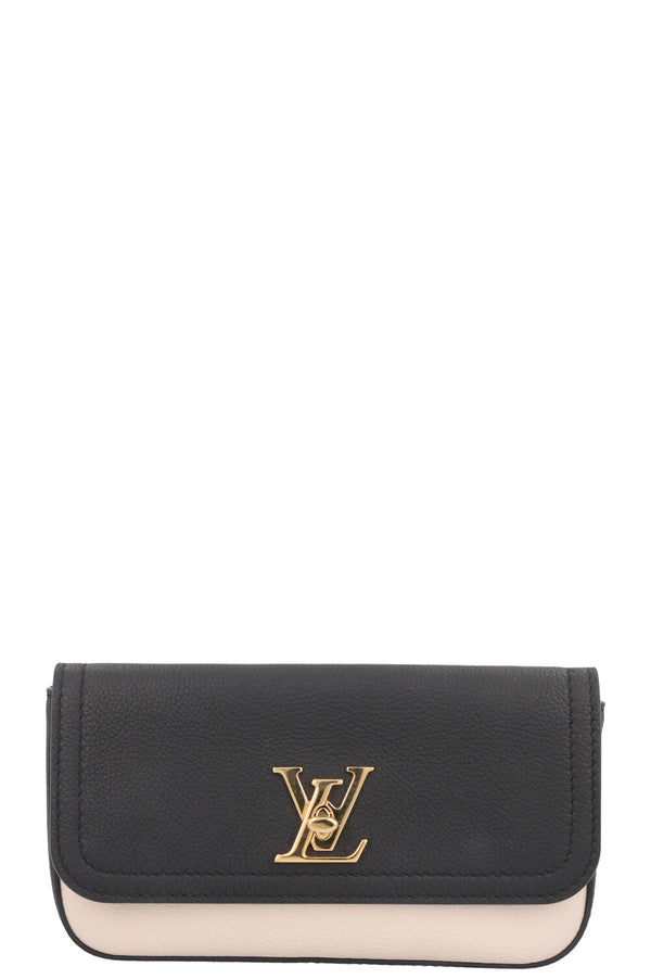LOUIS VUITTON Lockme Pouch Black Ivory