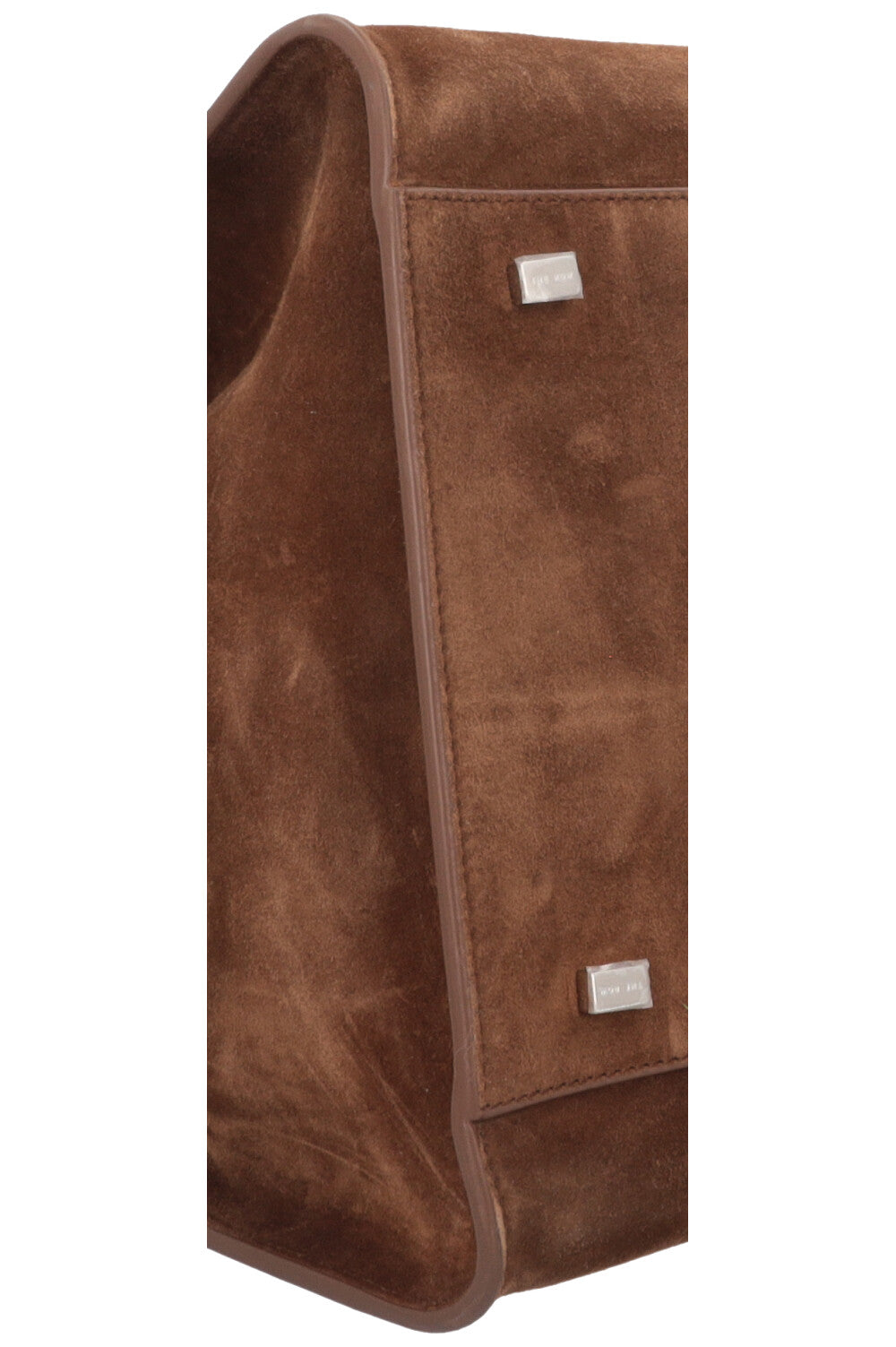 THE ROW Soft Margaux 15 Suede Brown