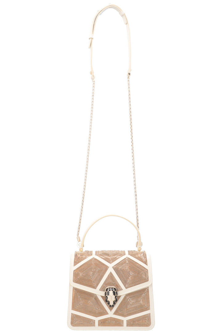 BVLGARI Serpenti Forever Bag Million Chain Motif Gold