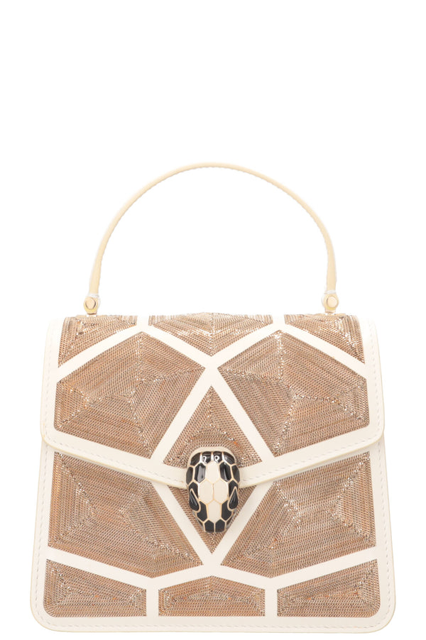 BVLGARI Serpenti Forever Bag Million Chain Motif Gold