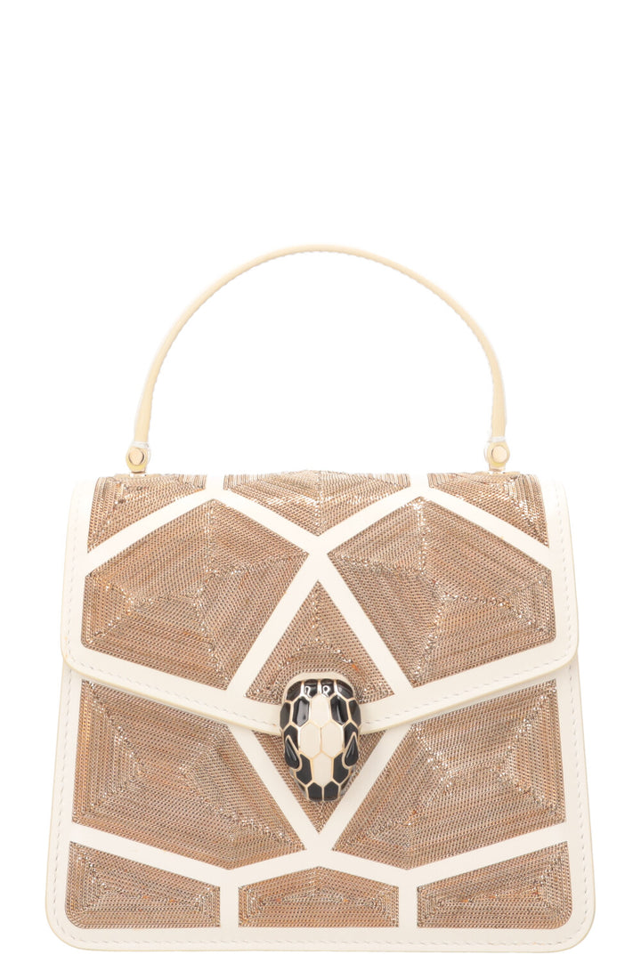 BVLGARI Serpenti Forever Bag Million Chain Motif Gold