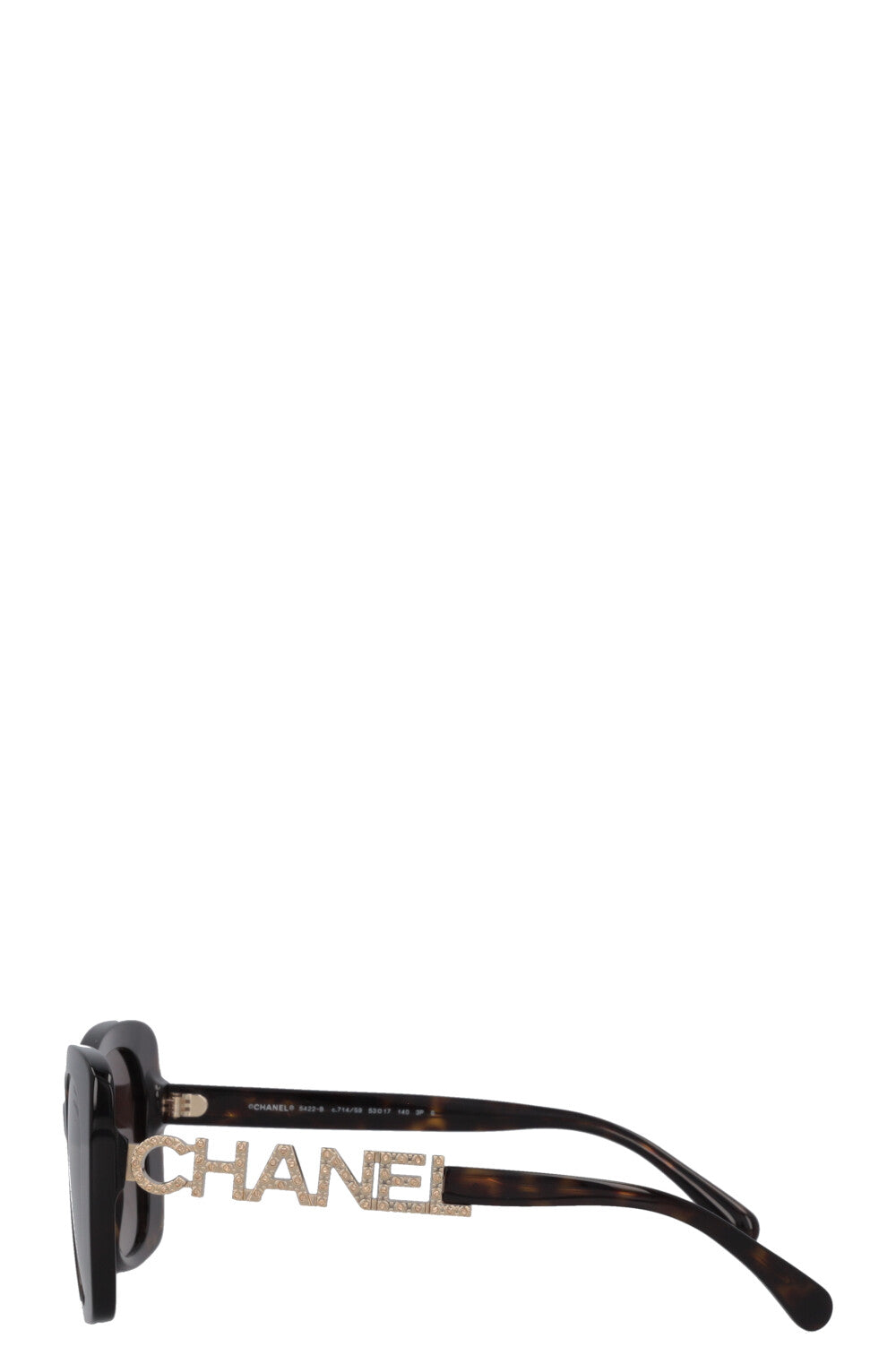 CHANEL Logo Sunglasses 5422 Tortoise