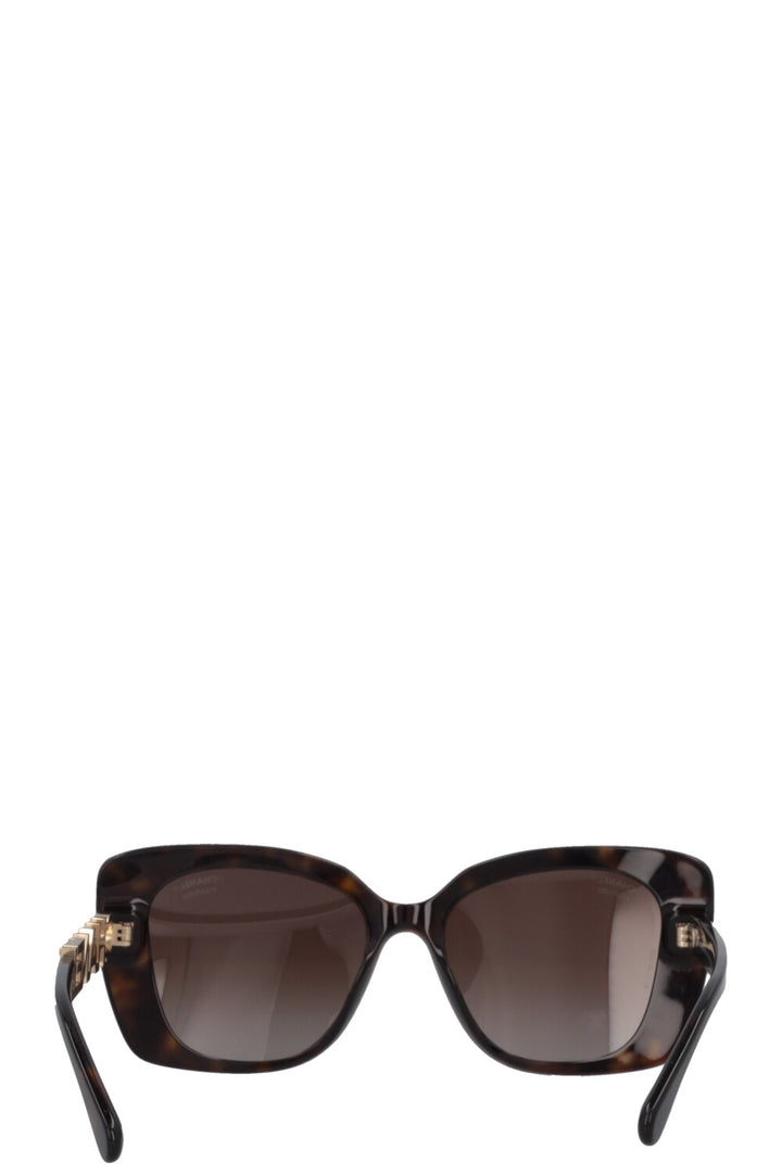 CHANEL Logo Sunglasses 5422 Tortoise