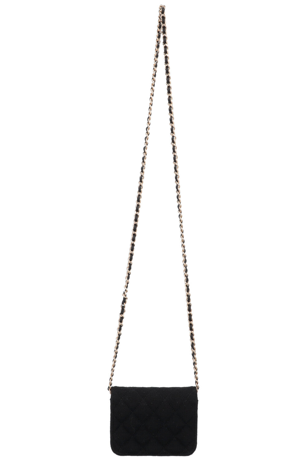 CHANEL Micro Flap Bag Black