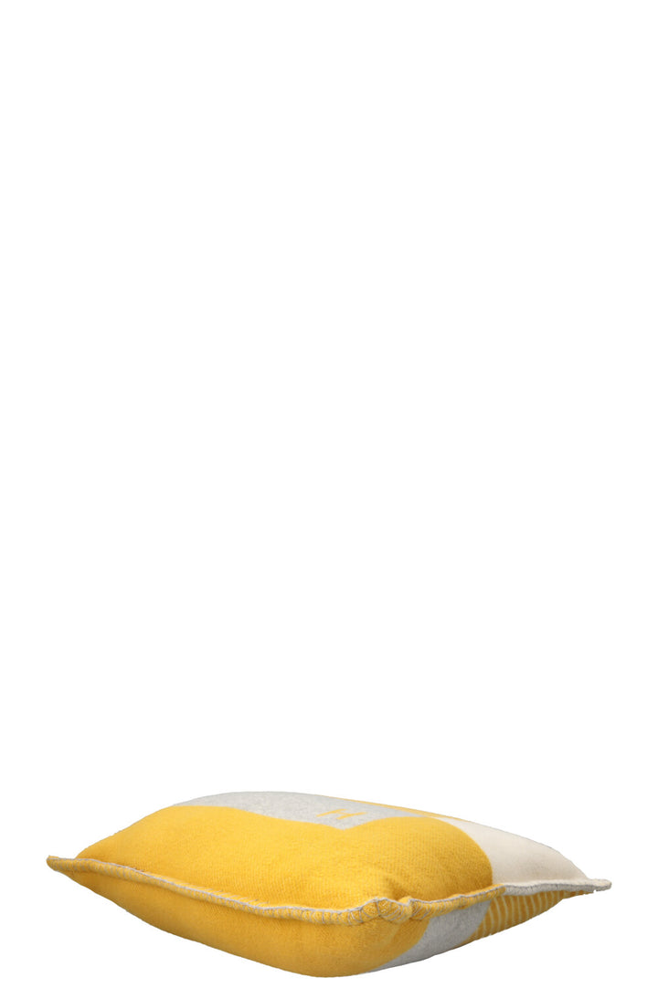 HERMÈS H Rivera Pillow Yellow