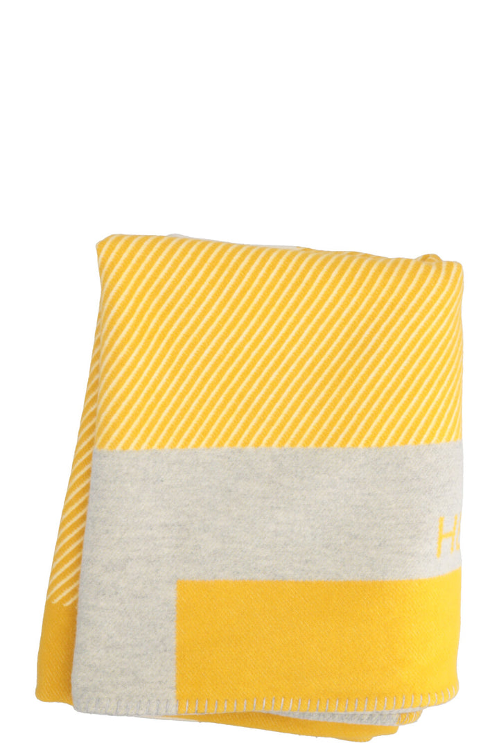 HERMÈS  H Rivera Blanket Yellow
