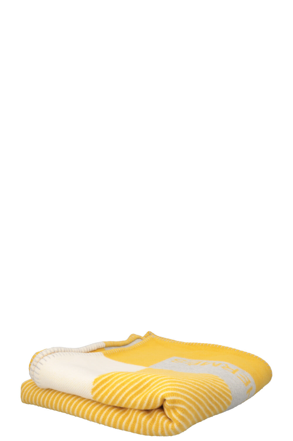 HERMÈS  H Rivera Blanket Yellow