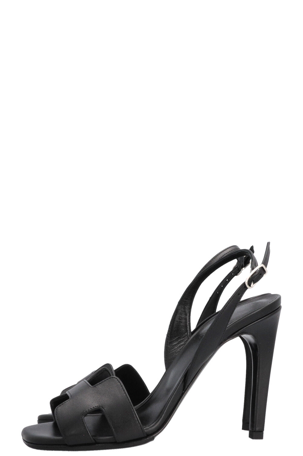 HERMÈS Ella Heels Leather Black