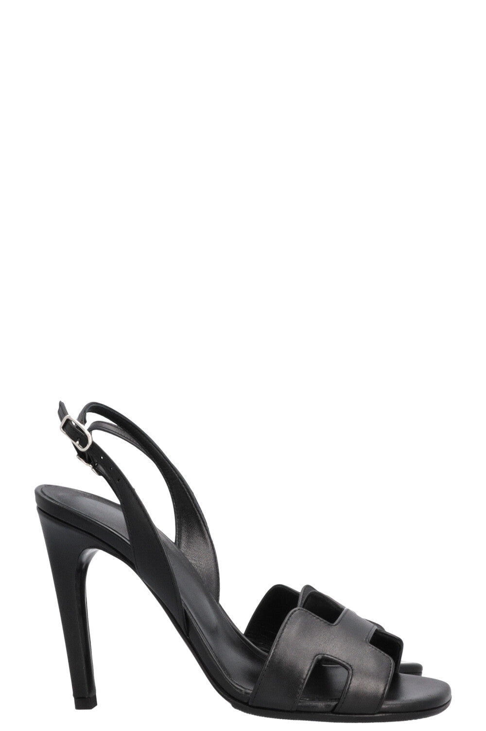 HERMÈS Ella Heels Leather Black