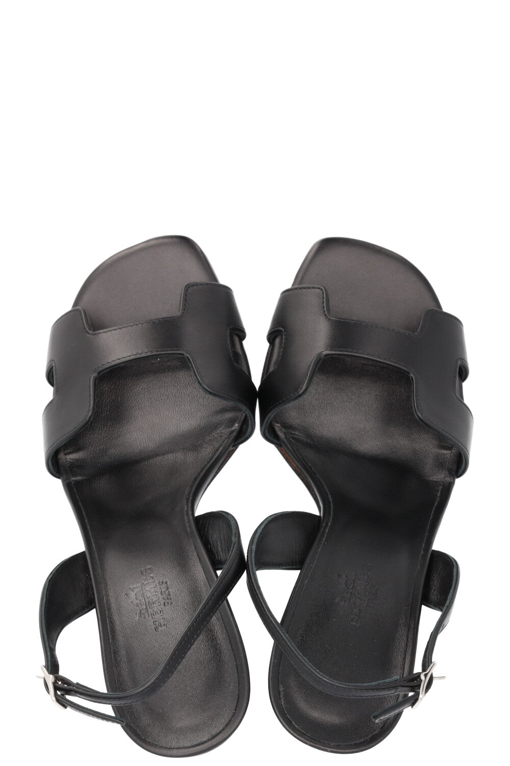 HERMÈS Ella Heels Leather Black