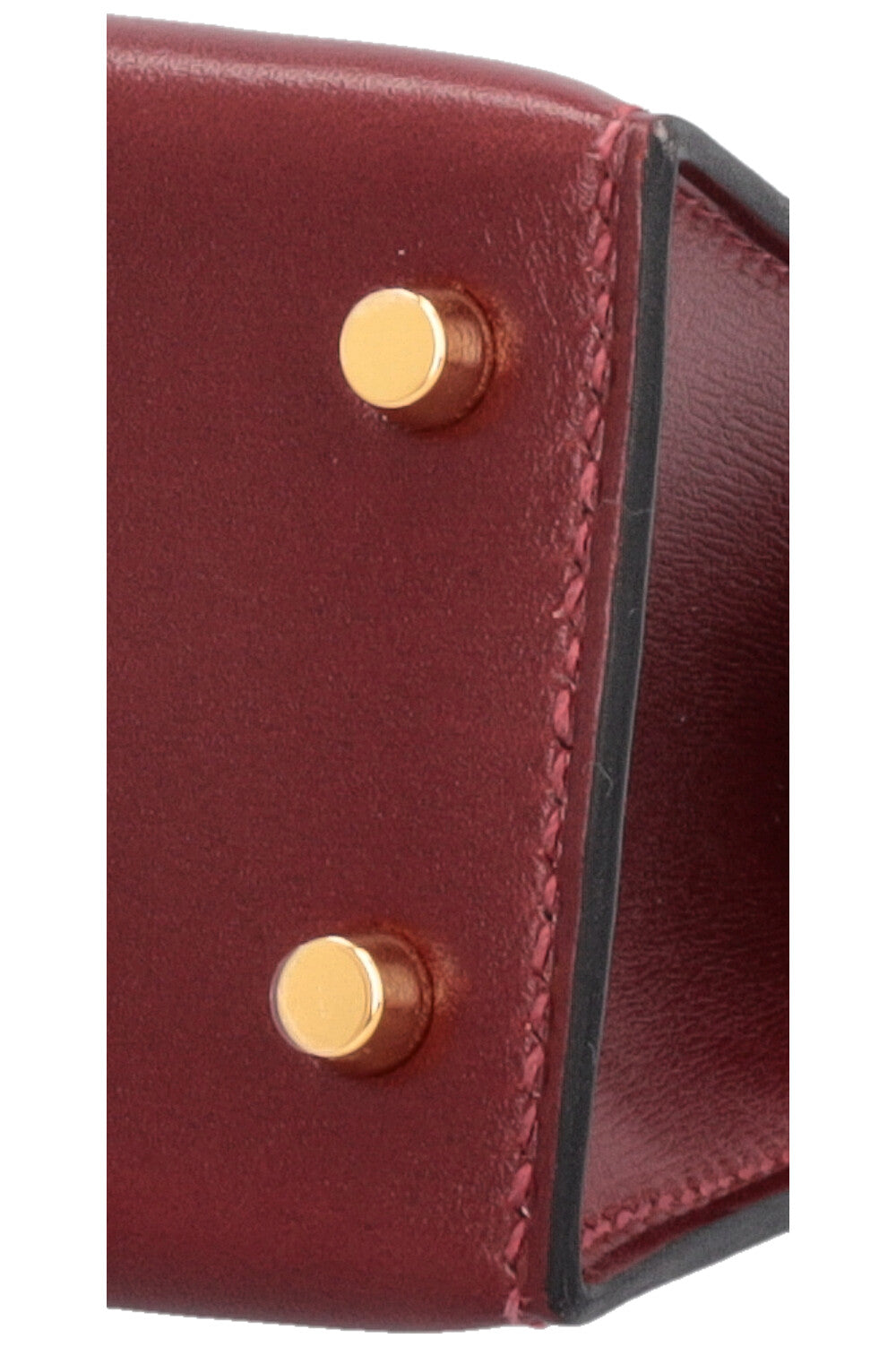 HERMES Mini Kelly Sellier Box Rouge H