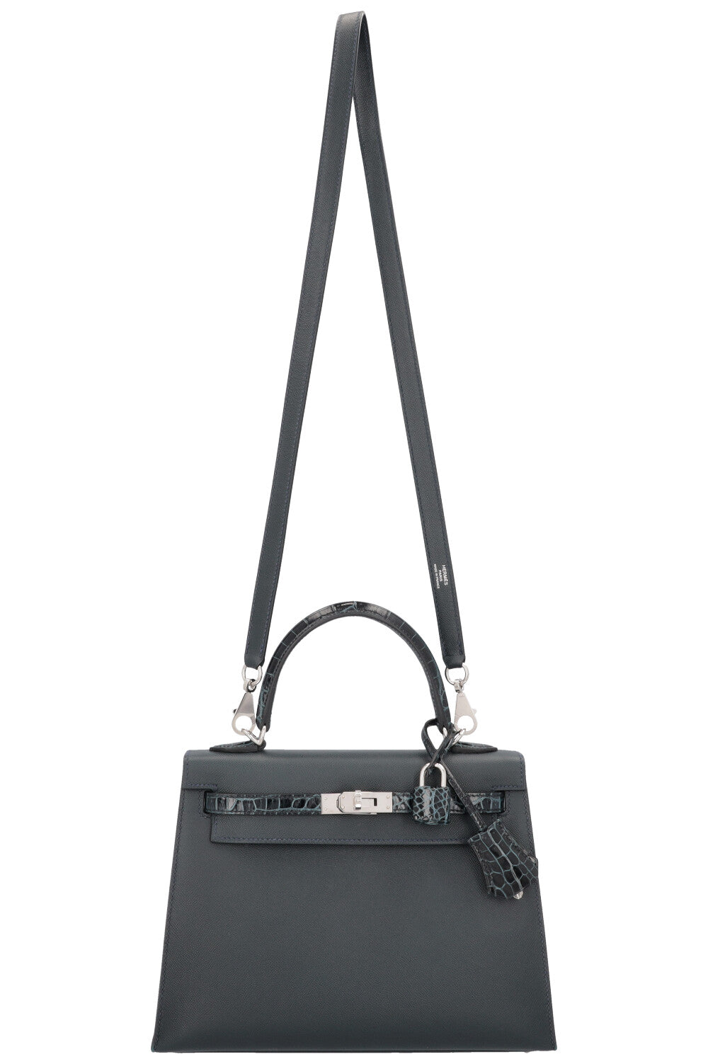 HERMÈS Kelly 25 Sellier Touch Vert Rousseau