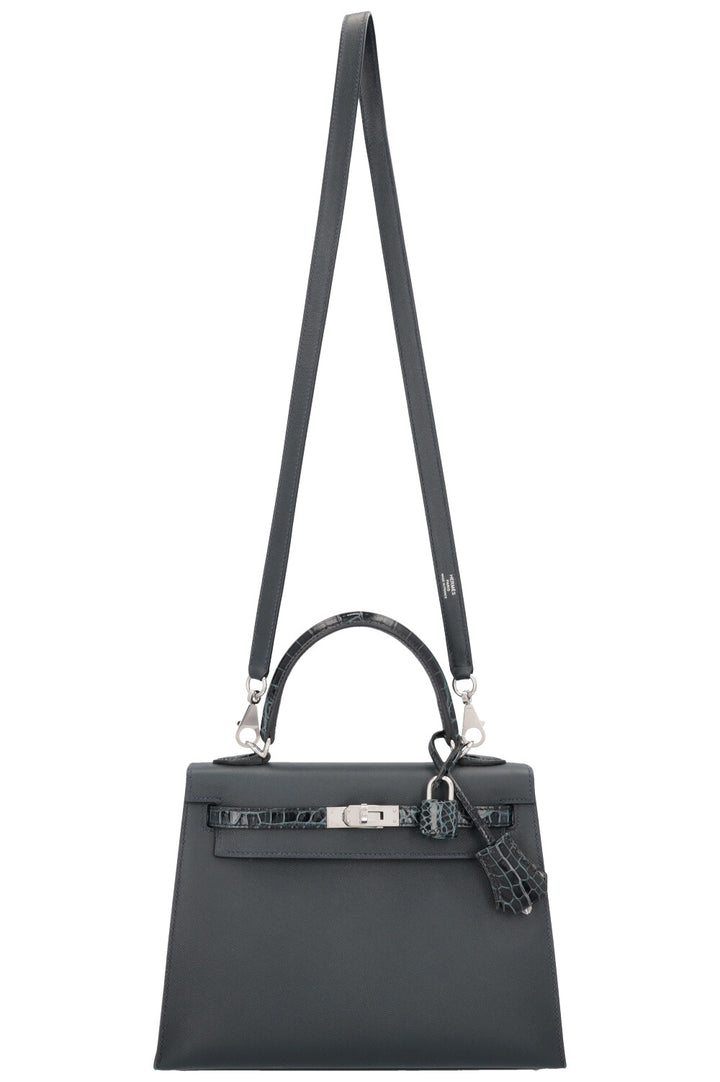 HERMÈS Kelly 25 Sellier Touch Vert Rousseau