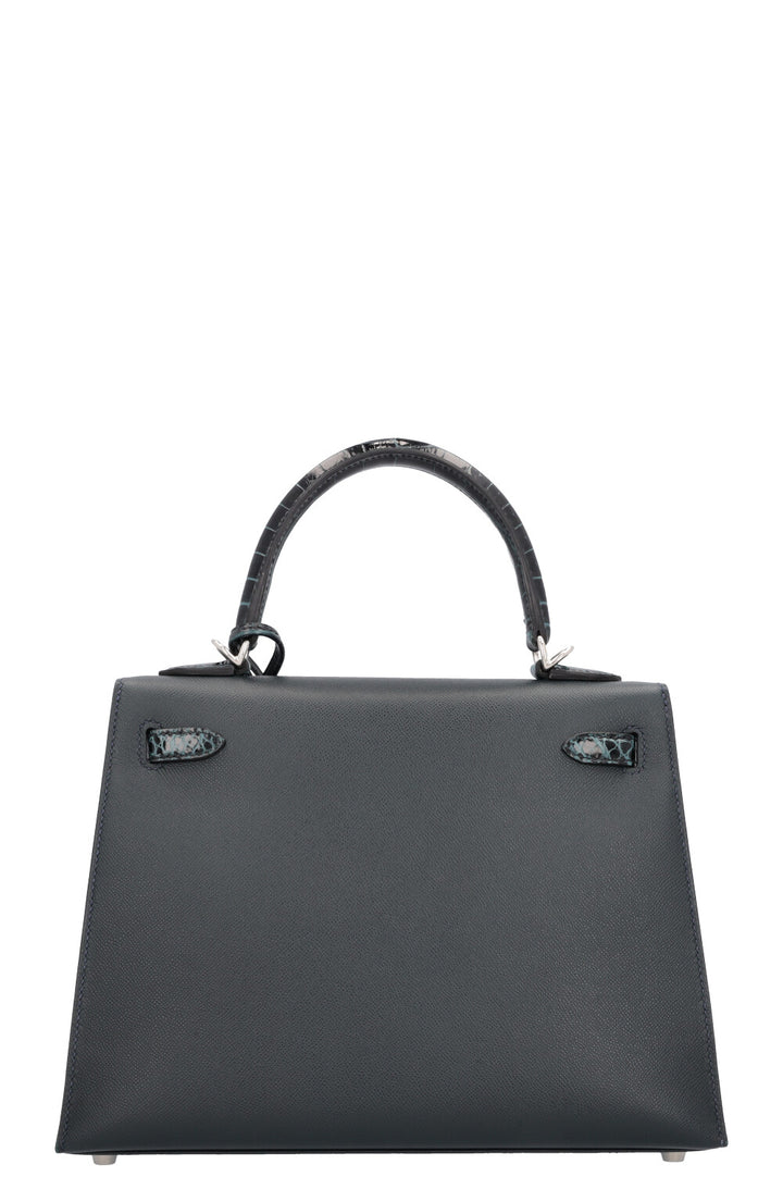HERMÈS Kelly 25 Sellier Touch Vert Rousseau