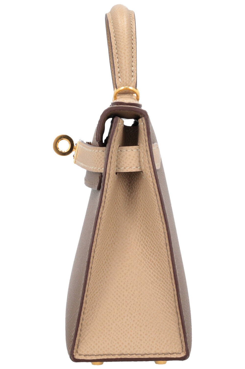 HERMÈS Mini Kelly HSS Sellier Epsom Etoupe Trench