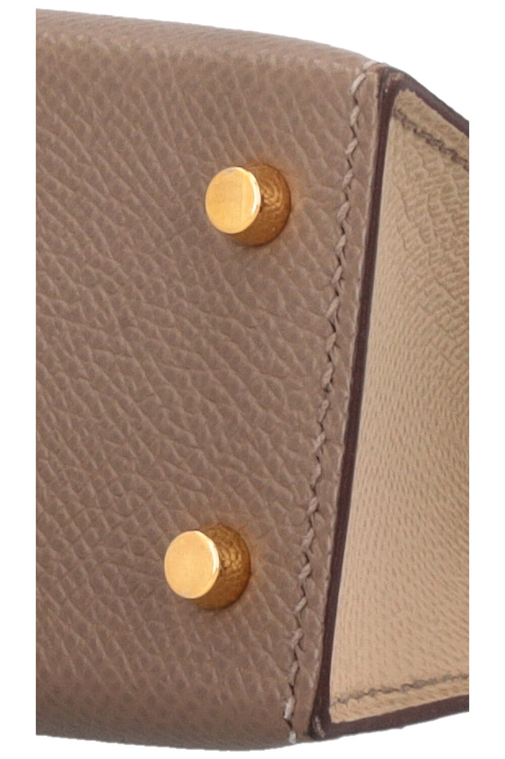 HERMÈS Mini Kelly HSS Sellier Epsom Etoupe Trench